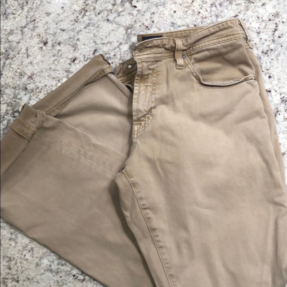 Men’s AG tan denim pants
